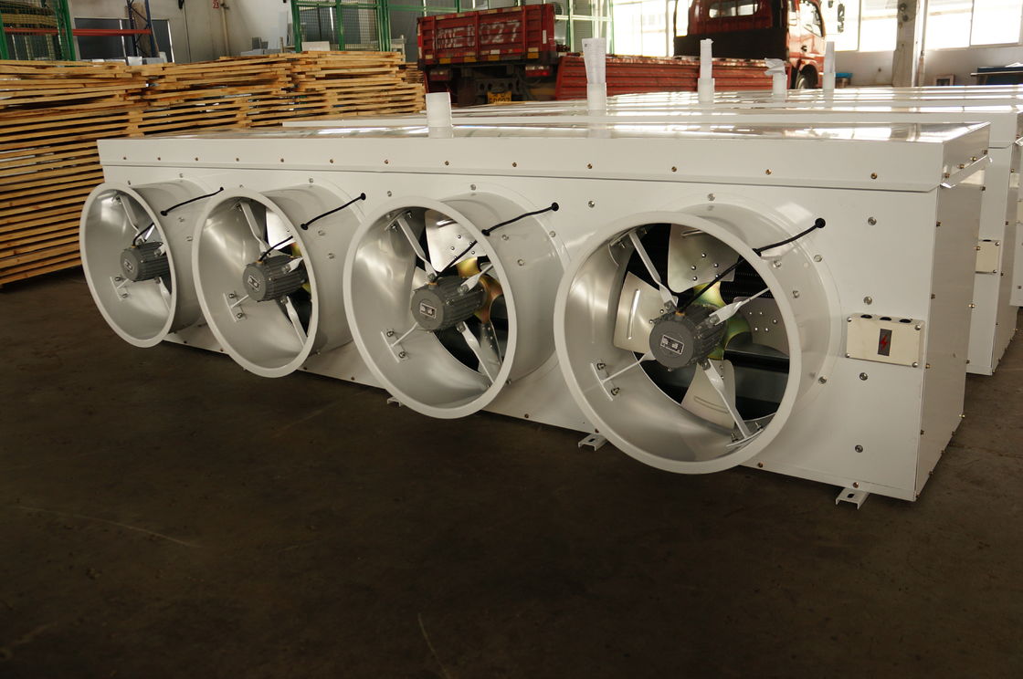 কোল্ড স্টোরেজ ওয়াটার ডিফ্রস্টের জন্য রেফ্রিজারেশন কোল্ড রুম এয়ার কুলার ইভাপোরেটর 6 মিমি