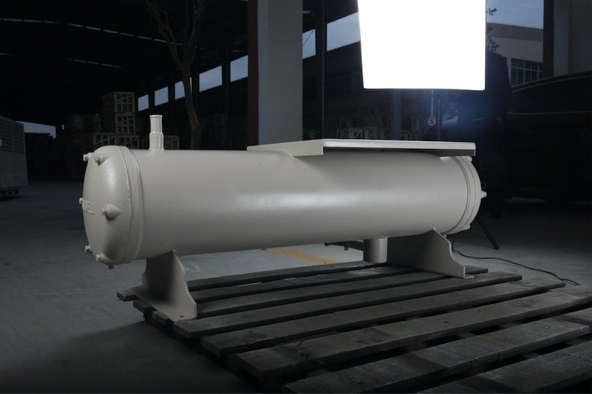 Shell and Tube Water Cooled Condenser with 8.3KW~397.3KW Heat Exchange Capacity for Various Refrigerants and Copper Tube Material