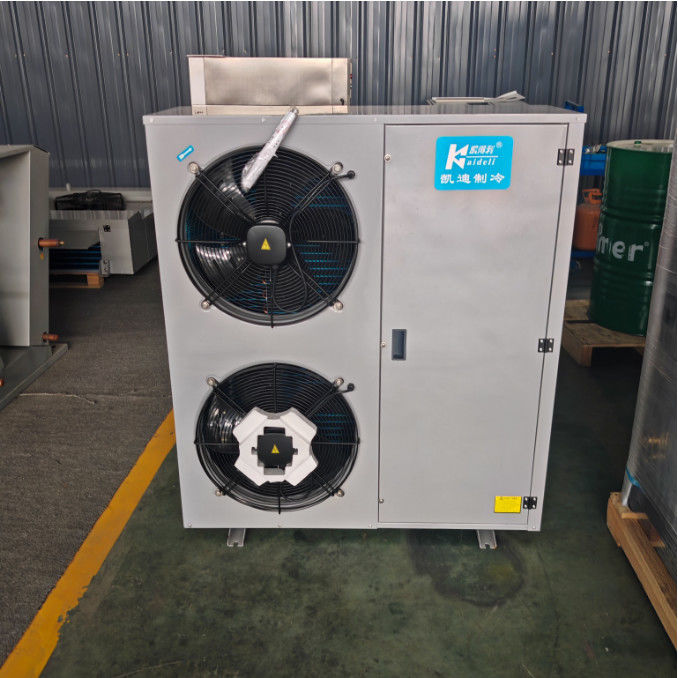 OEM পরিষেবা হ্যাঁ 380V/50HZ কোল্ড রুম ঘনীভবন ইউনিট এয়ার-কুলড ইভাপোরেটর টাইপ সহ