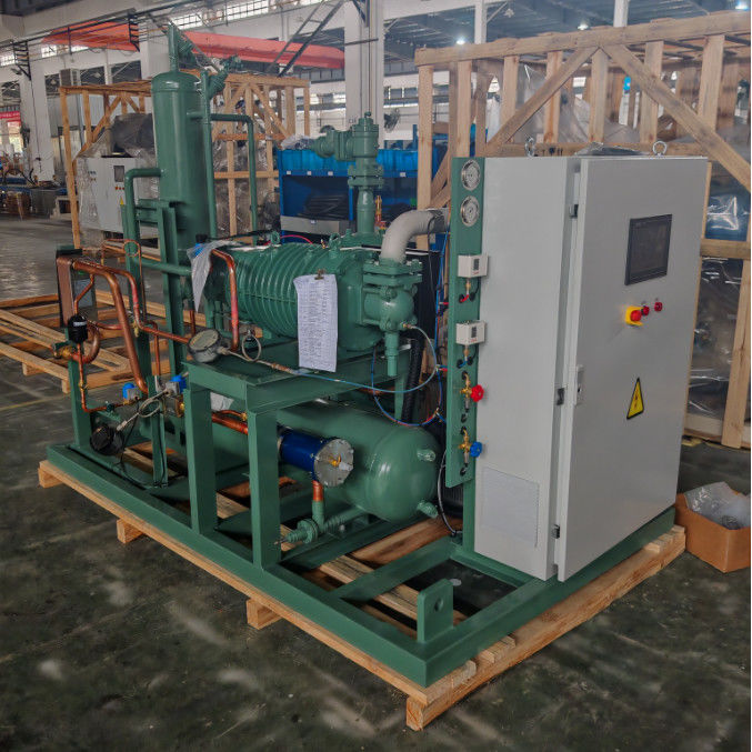 Green Screw Condensing Unit With One Compressor